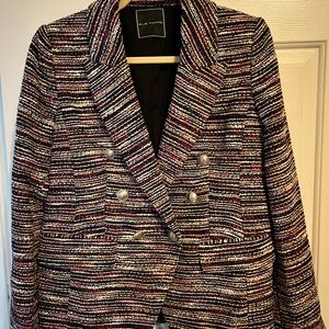 Elie Tahari Women's Textured Striped Blazer